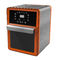 Orange 11L Hot Air Fasher Lò nướng PP &amp;amp; Chất liệu thép với màn hình kỹ thuật số lớn